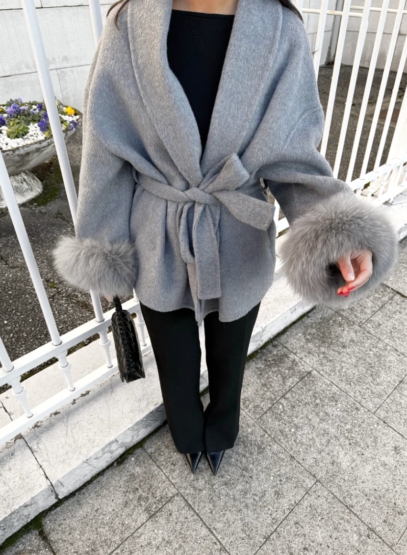 Manteau Laine & Fourrure