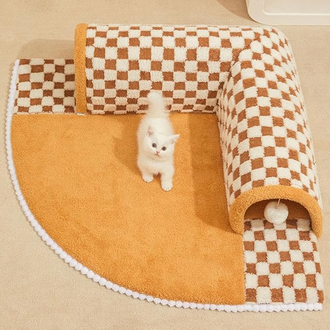 Tapis tunnel pour chat