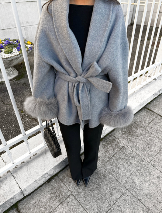 Manteau Laine & Fourrure
