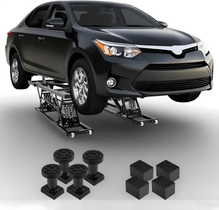 Élévateur électrique de voiture portable - Hauteur Réglable (Jusqu’à 3,2 T)