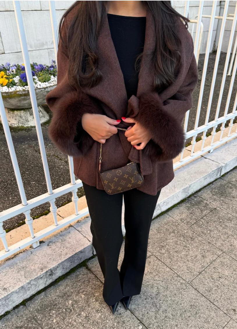 Manteau Laine & Fourrure
