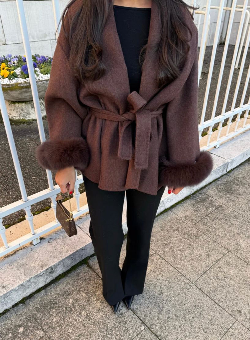 Manteau Laine & Fourrure